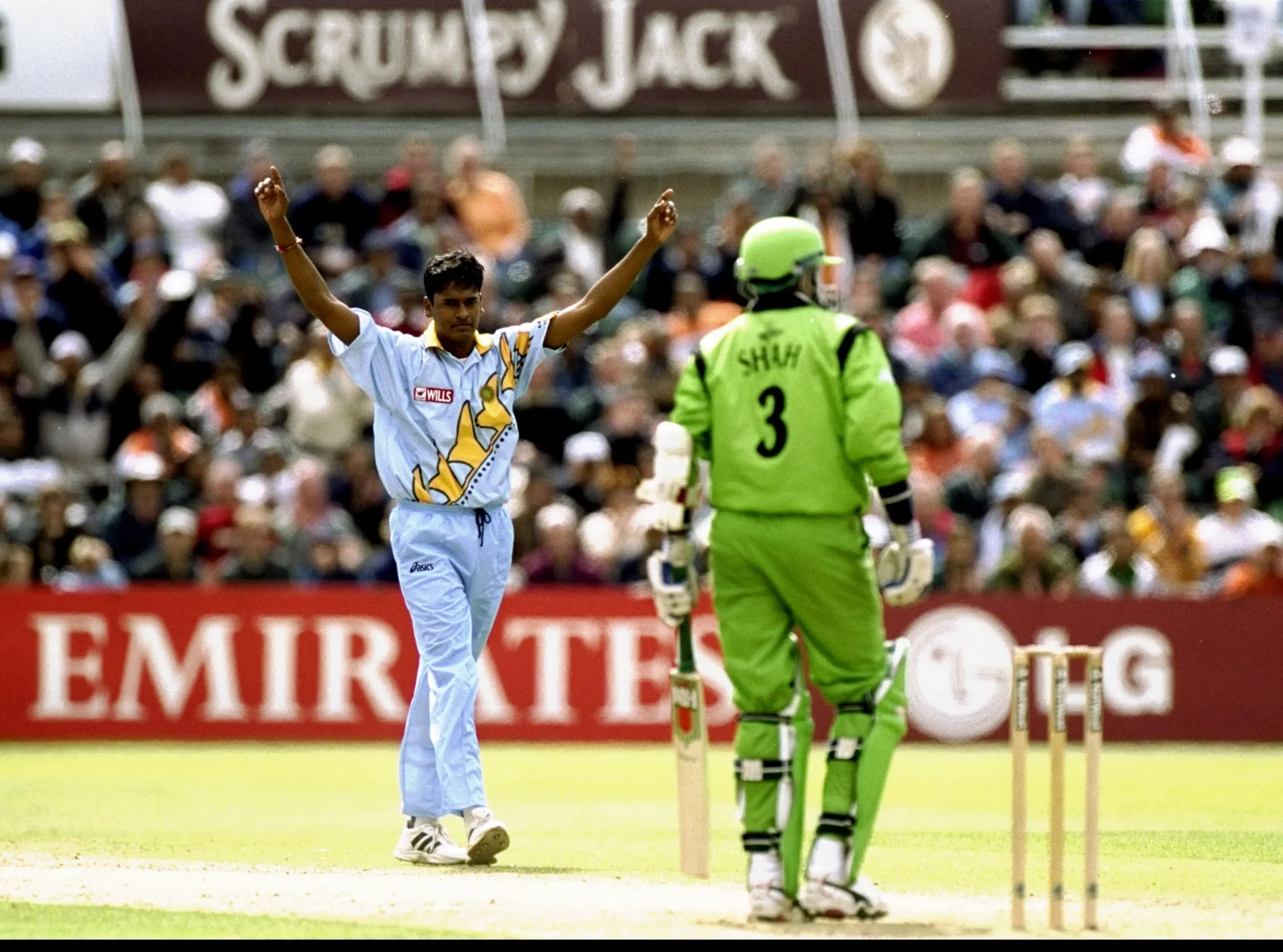 Debashish_Mohanty_of_India_claims_the_wicket_of_Ravindu_Shah_of_Kenya_0b1a21c5e1